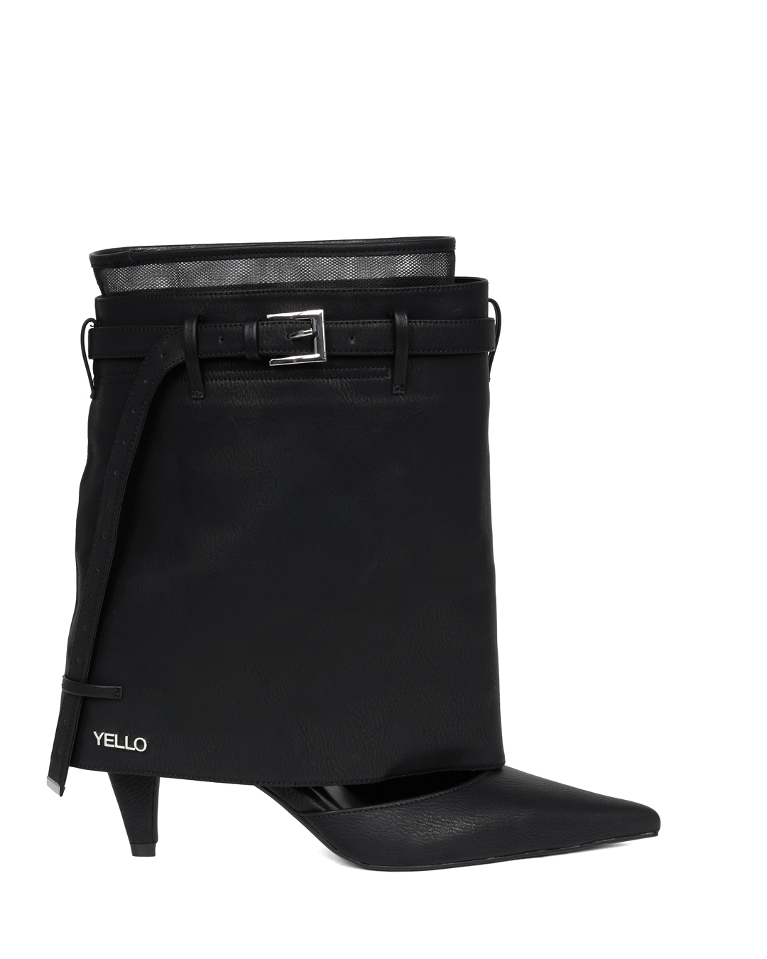 YELLO / NIKITA OPEN-FRONT BOOTS