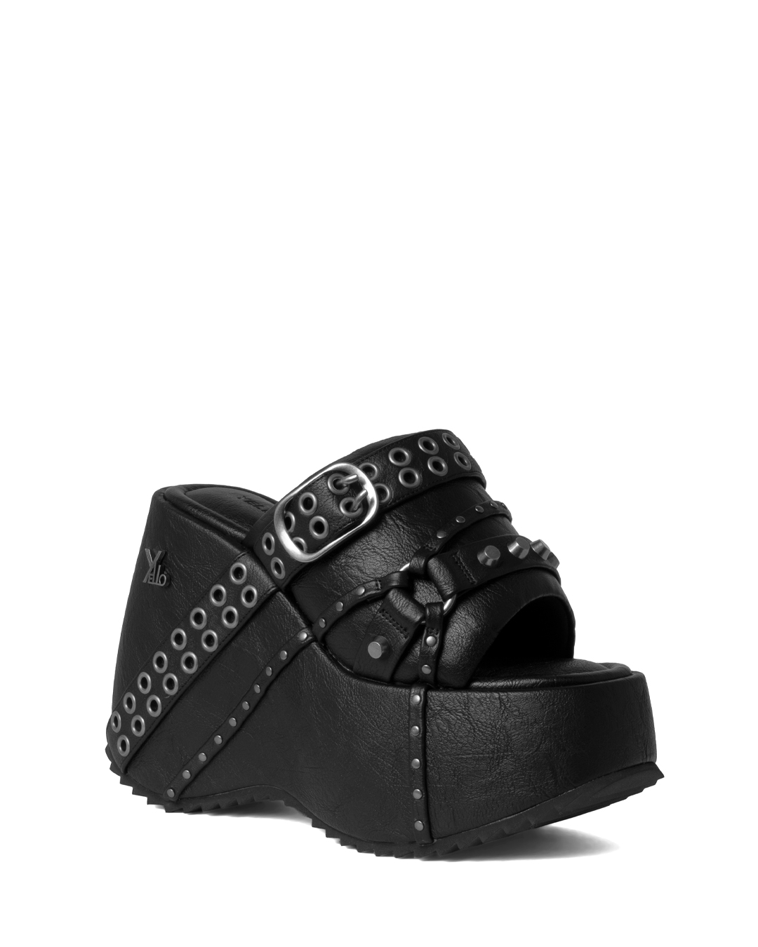 YELLO / DUSTY PLATFORM SANDALS