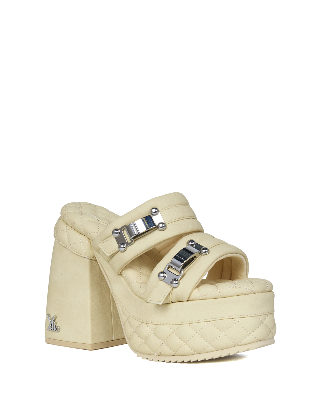 YELLO / BISCUIT PLATFORM SANDALS