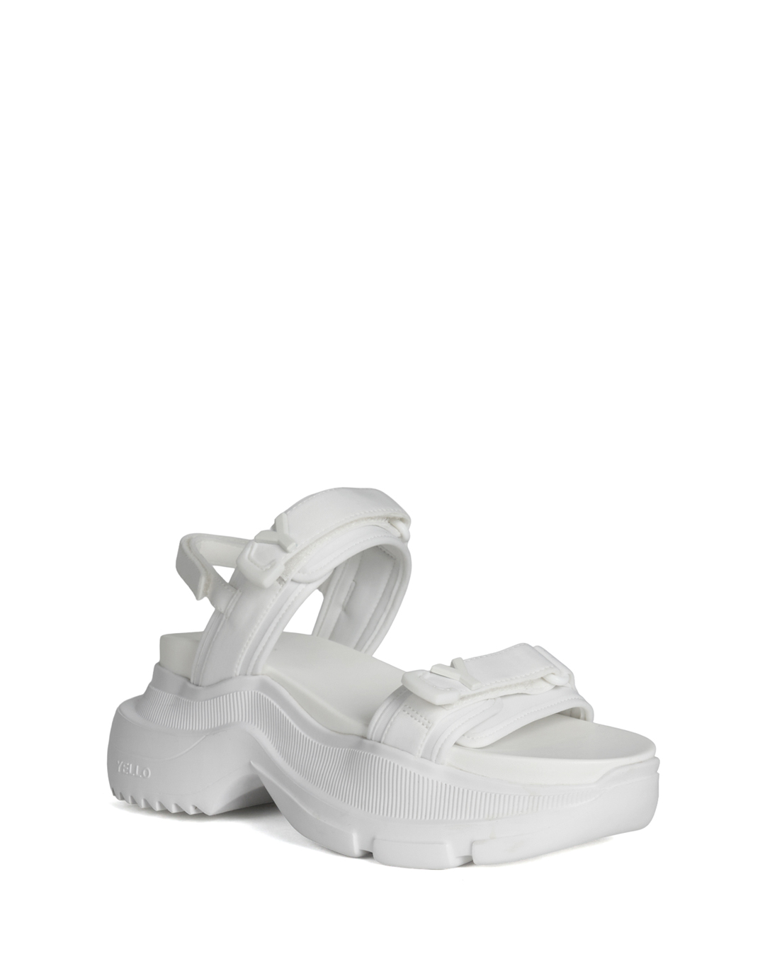 YELLO / WEISS SINGLE SNEAKER SANDALS