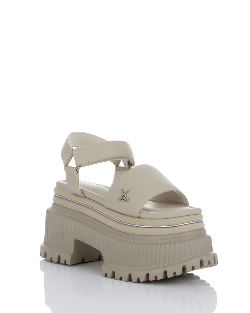 【メール便送料無料対応可】 YELLO / BAREFOOT PLATFORM SANDALS 靴