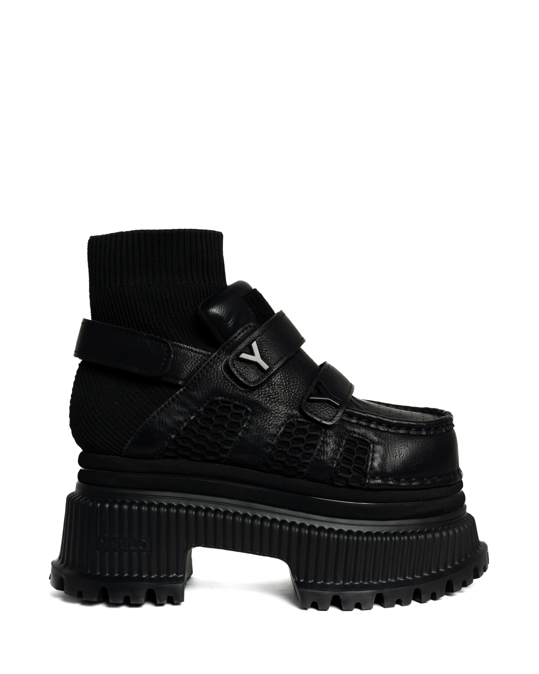 TOKYO BLACK PLATFORM SHORT BOOTS Sサイズ 05001907.jpg