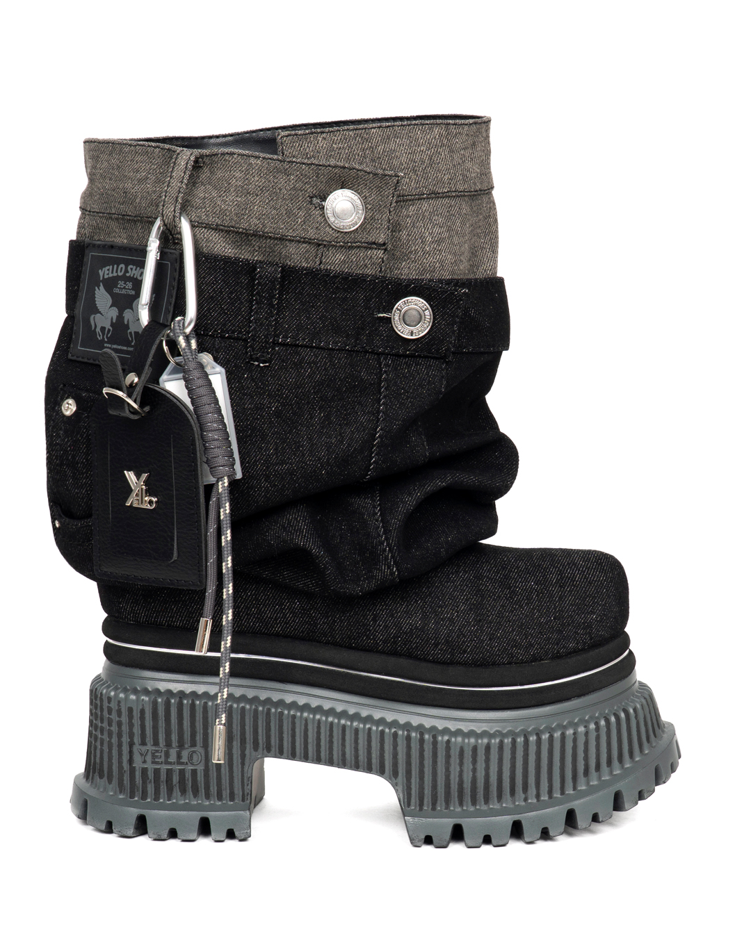 Kmrii boots studs初期クラッシュスタッドジェットブーツ　グランジ Kmrii boots studs初期クラッシュスタッドジェットブーツhyde着