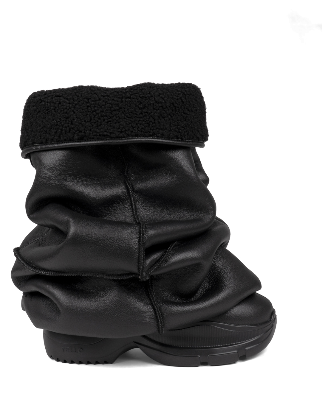 YELLO / JACOB SLOUCHY SHEARLING BOOTS