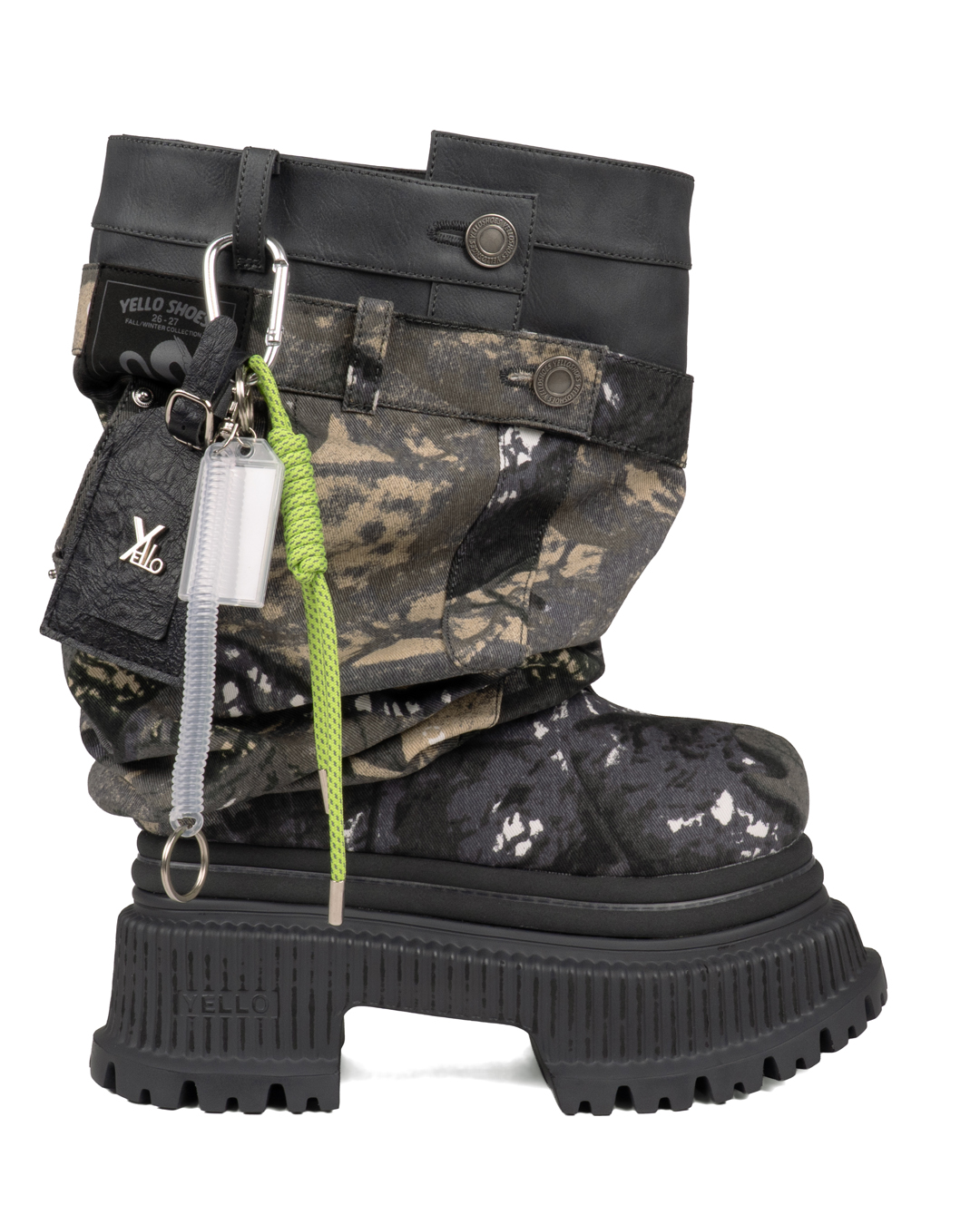 YELLO / MARKSMAN PLATFORM SHORT BOOTS