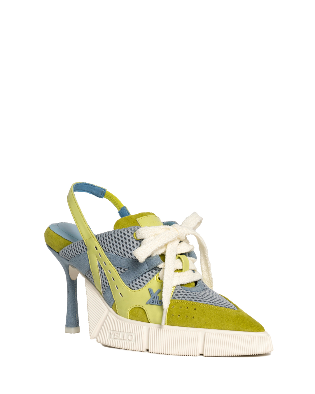 新品未使用 YELLO ECHO MULES ドラゴンスキン ミュール Yello LOVABLE SNEAKER MULES Lサイズ