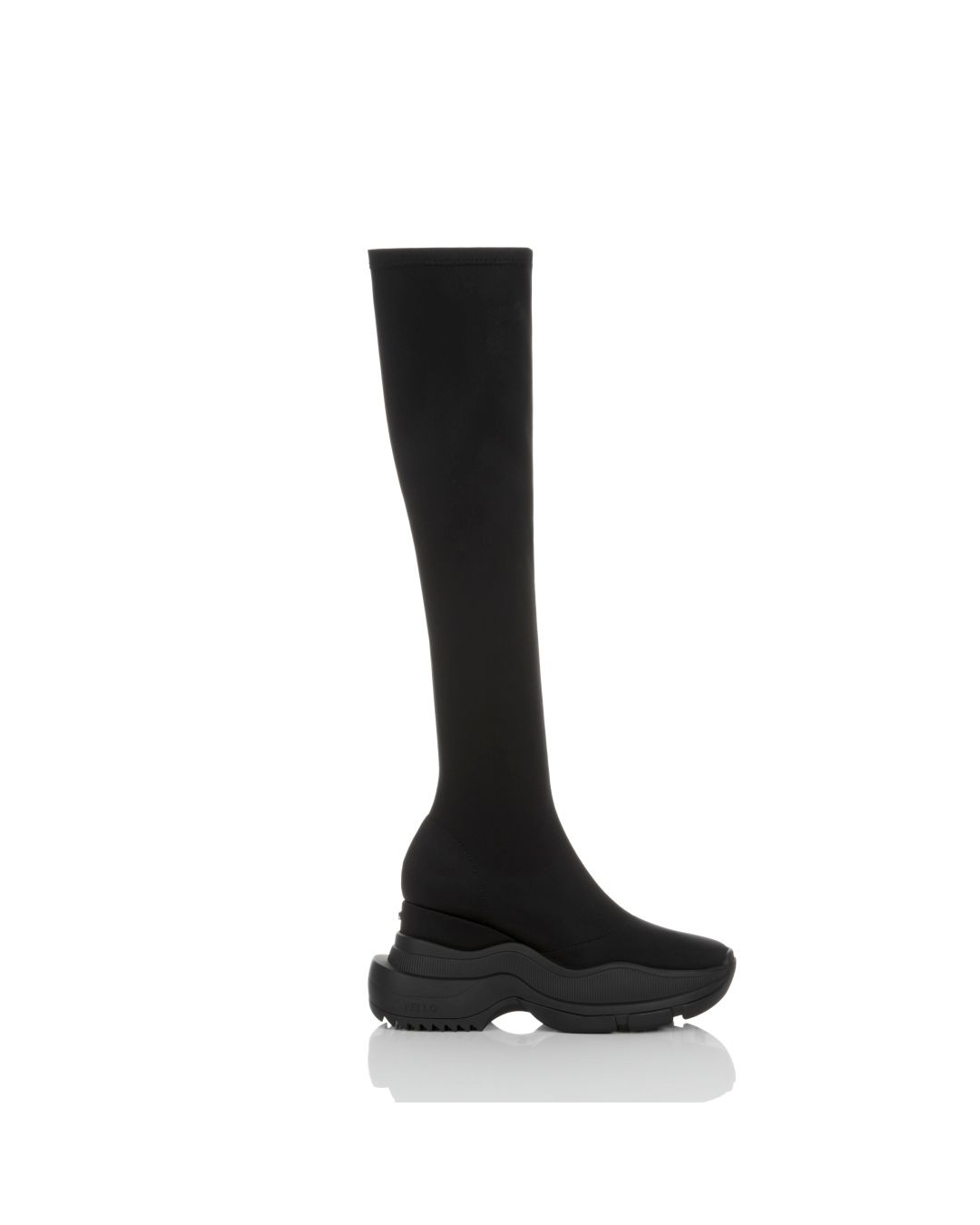 YELLO / TOKYO BLACK MID SNEAKER LONG BOOTS YELLO / TOKYO BLACK MID SNEAKER LONG BOOTS